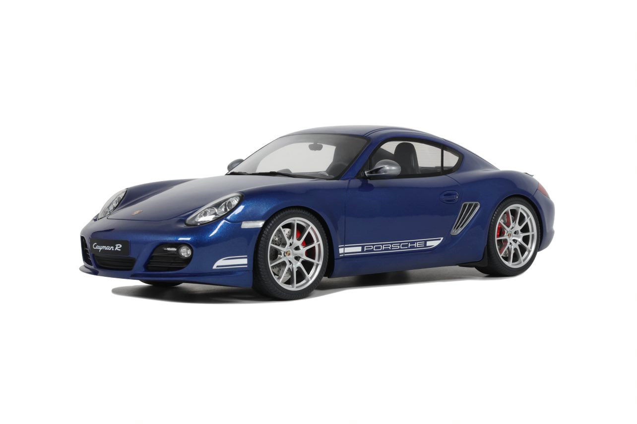 Porsche Cayman R 2012 Aqua Blue Metallic - 1:18